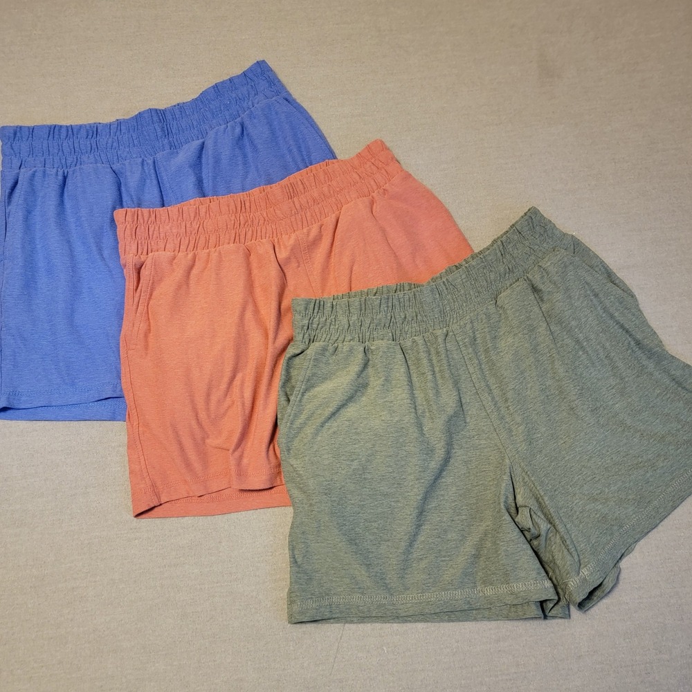 "Bundle Deal" Athletic Works ButterCore Shorts Women S Multicolor Excellent 797